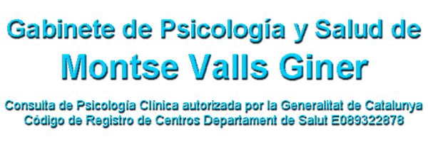 GABINETE DE PSICOLOGA Y SALUD DE MONTSE VALLS GINER